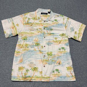 Corona Extra Mens XL Multi color Short Sleeve Hawaiian Shirt by Newport Blue